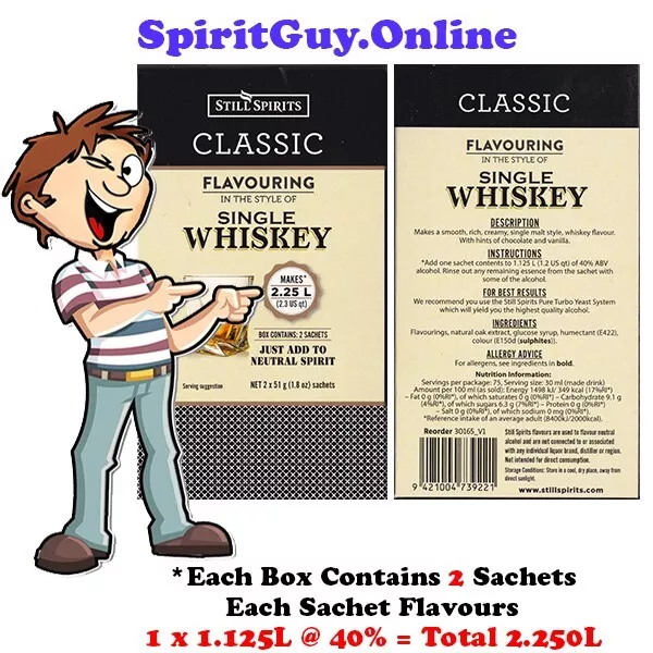 Single Whiskey Classic Spirit Essence Flavouring By Still Spirits