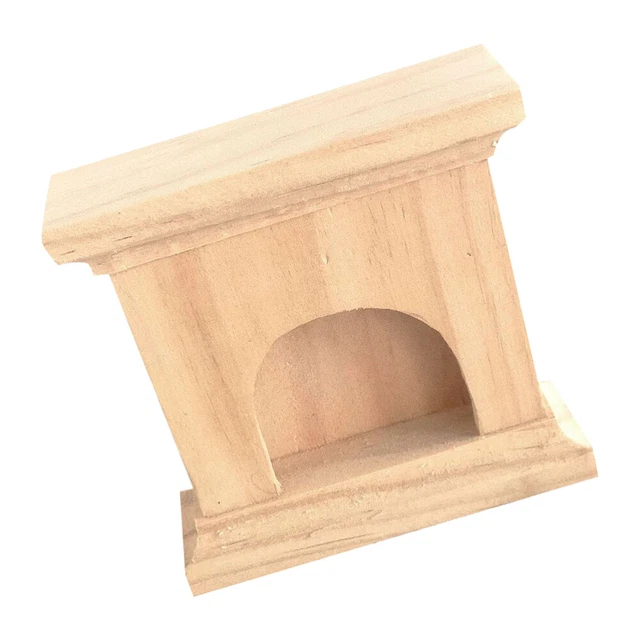 Modelos de mini muebles de micro escena para casa de muñecas de madera