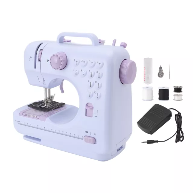 US Plug Electric Mini Sewing Machine 12 Stitches Household Sewing Machine JY LT