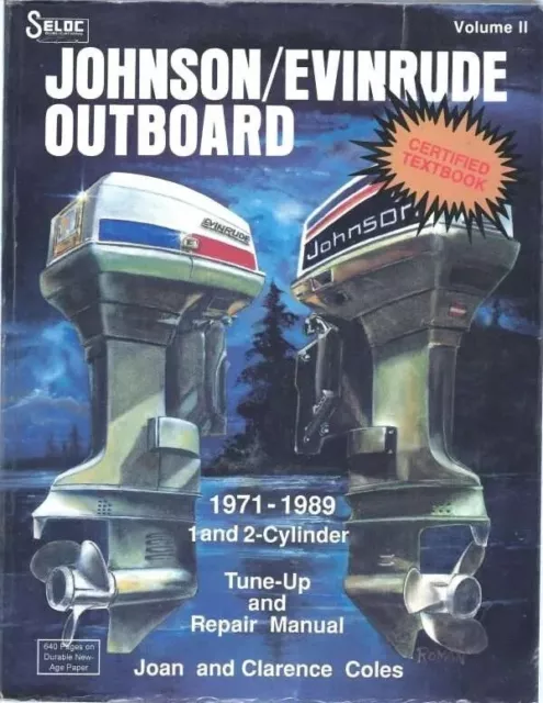 Seloc Johnson/Evinrude Outboard Tune-up and Repair Manual 1971-1989 Paper Manual