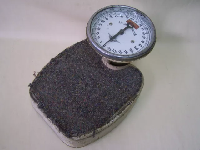 Hermosa Antiguo Báscula Personas, Balanza de Médico Antiguo, Alexanderwerk Libra