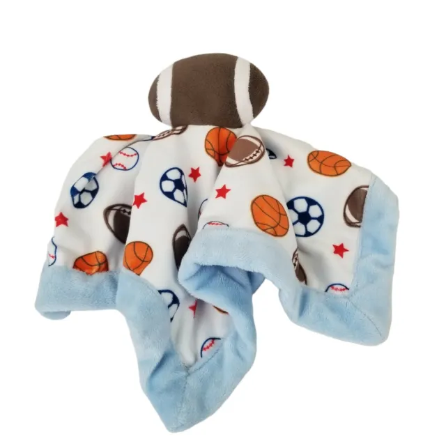 Carters Lovey Football Soccer Baseball Volleyball Sports  Plush Security Blanket