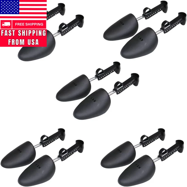 5 Pairs Practical Adjustable Length Men Shoe Tree Shoe Stretcher Boot Holder Sha