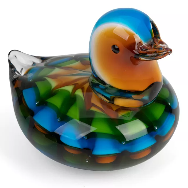 NEW Zibo Coloured Glass Duck