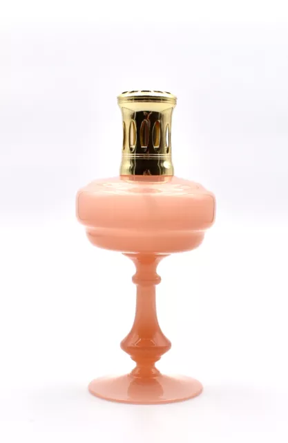Lampe berger Vallerystal opaline rose  VB opaline années 68-77 (h)