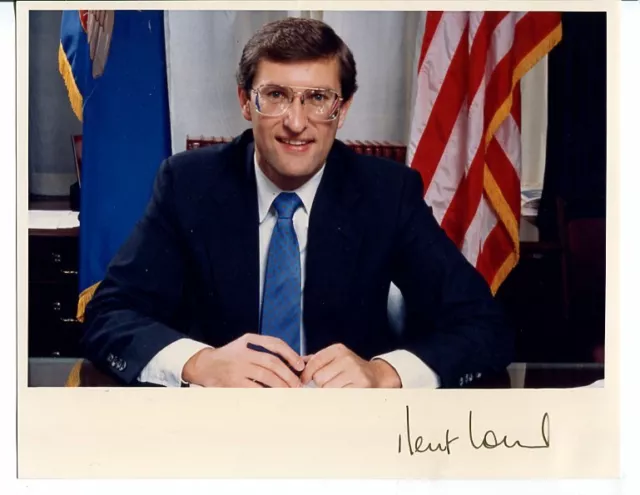 USA senator SD KENT CONRAD  signed AUTOGRAPH 8718