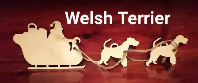 Hanging Christmas Decoration-Welsh Terrier