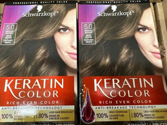 5. Schwarzkopf Keratin Color Permanent Hair Color Cream, 8.0 Silky Blonde - wide 2
