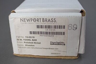 Newport Brass Alveston Polished Nickel 30" Towel Bar 13-03/15