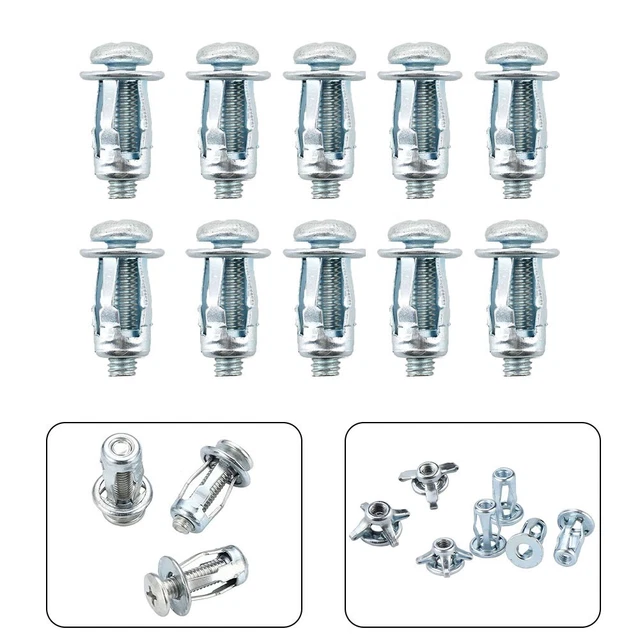 Practical Combination Head Petal Rivets Nut Car Metal Screw for Hollow Wall