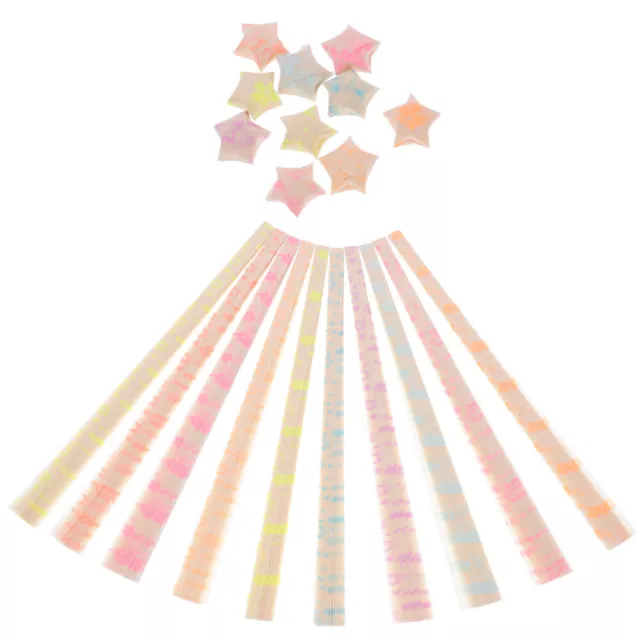 180 piezas tiras de papel estrella para pliegues estelares niño origami/origami infantil