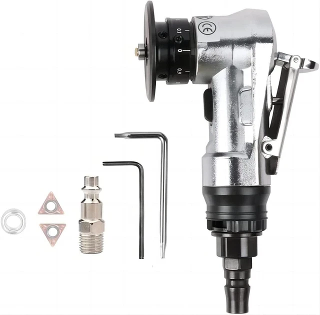 LOONPON Pneumatic Chamfering Tool 45 Degree Beveling Machine 1/4 inch Debur...