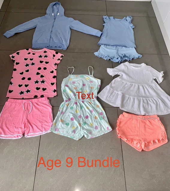Girls Summer Bundle Age 9 Years Outfits and Sets *Excellent Condition*