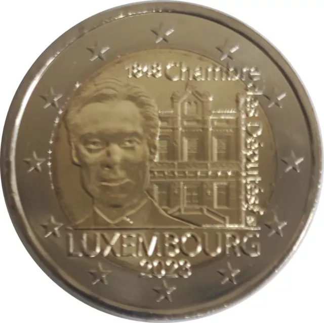 #Rm# 2 Euro Commemorative Luxembourg 2023 - Chamber Of Deputies - Unc