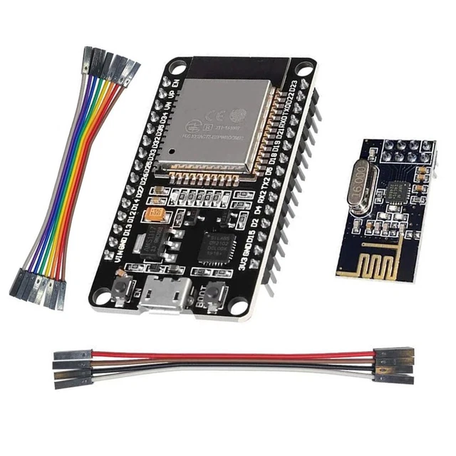 ESP32+NRF24L01 KIT CABLE HM300 HM350 High-performance NRF24L01+ Module ...
