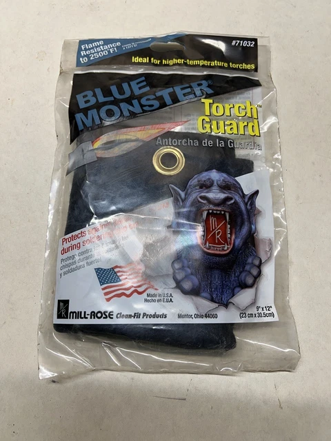 Blue Monster 71032 Torch-Guard Heat Shield, 9" x 12" Flame Blanket