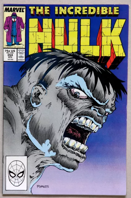 Incredible Hulk #354 Vol 1 - Marvel Comics - Peter David - Jeff Purves