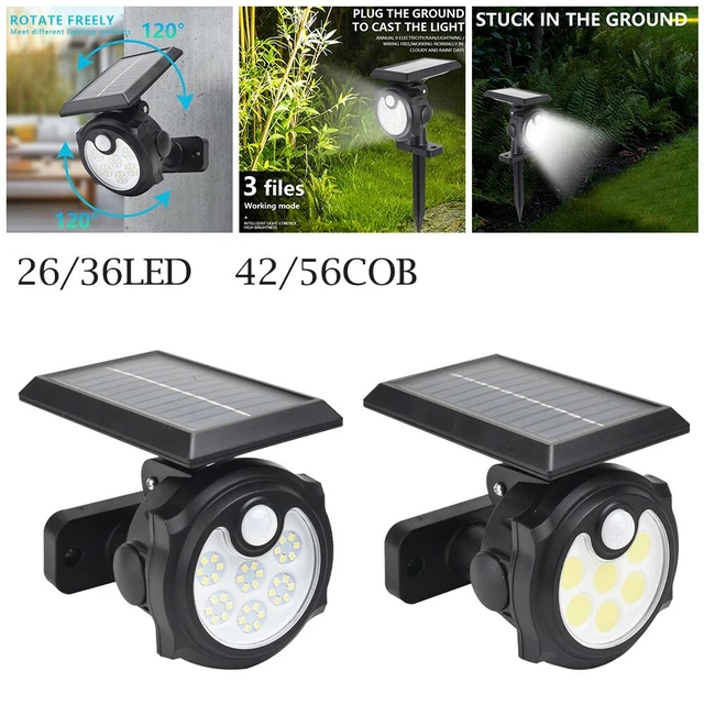 Décor Qualité Premium Du Soleil Lampe Extérieur Sécurité Étanche 3 Modes