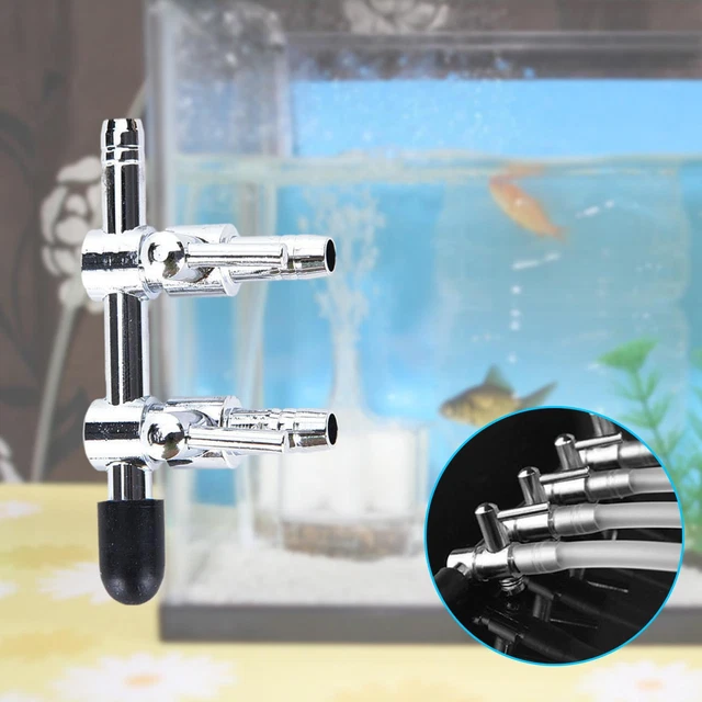 Aquarium Air Valve Fish Tank Air Flow Control Lever Oxygen Pump Splitter : U0T5