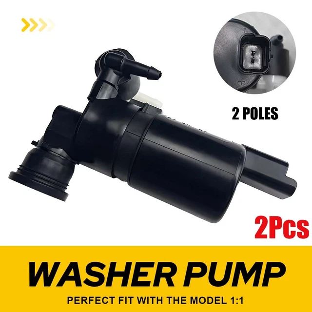 2X FRONT SIDE DUAL WINDScreen WASHER PUMP FOR NISSAN QASHQAI J10 J11