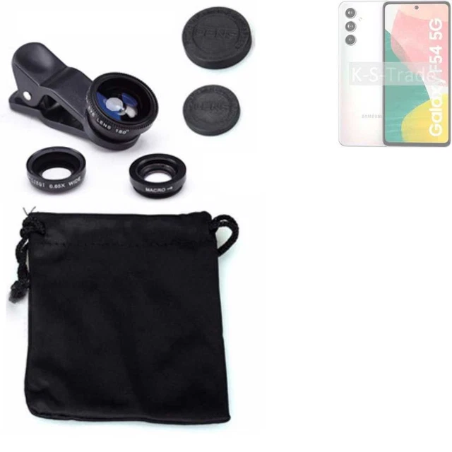 Pour Samsung Galaxy F54 5G Objectifs Smartphone Lentilles fisheye macro grand an