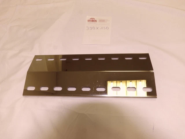 🔥V4A Edelstahl Brennerabdeckung Flammenverteiler Gasgrill Landmann Triton PTS 2