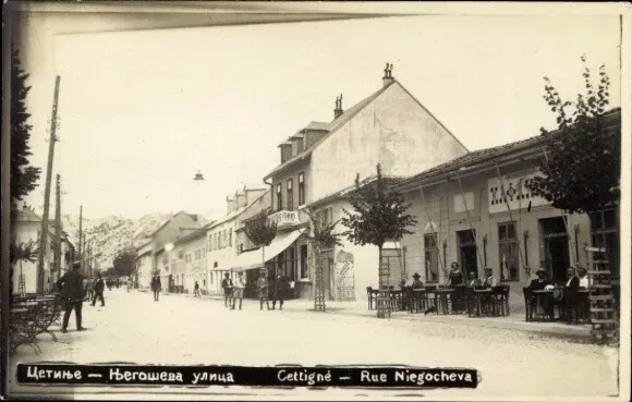 Foto Ak Цетиње Cetinje Montenegro, Niegocheva Straße - 4224621