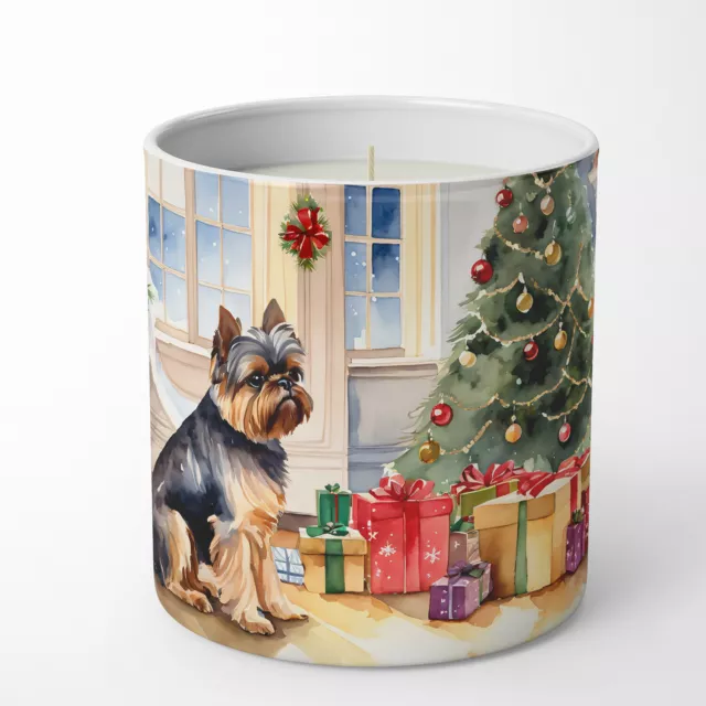 Brussels Griffon Cozy Christmas 10 oz Decorative Soy Candle DAC2623CDL