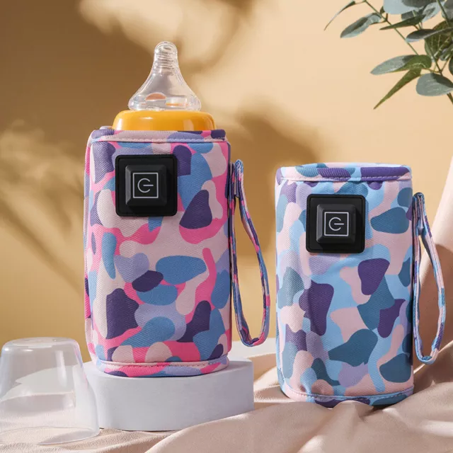 Baby Milk Warmer Digital Display Baby Bag USB Nursing Bottle Heater For Outdoor