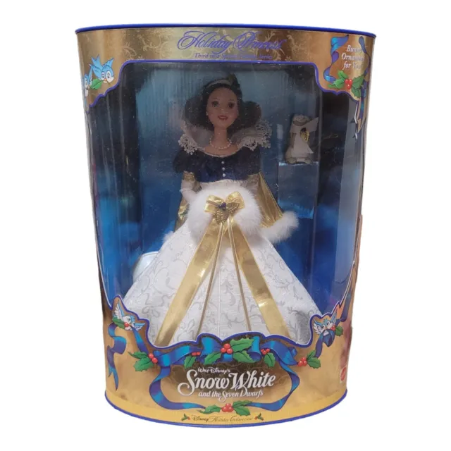 1998 Walt Disney's Snow White and the Seven Dwarfs Holiday Princess Barbie