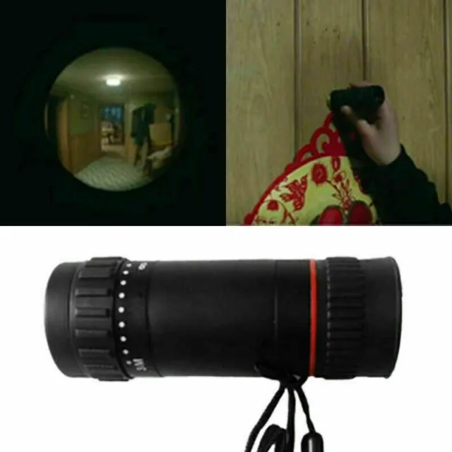 Tactical Türspion Spion Peephole Katzenaugen Umkehr Viewer +Taschen Putzlappen