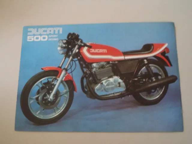 Volantino Pubblicitario Moto Ducati 500 Sport Desmo - Vintage
