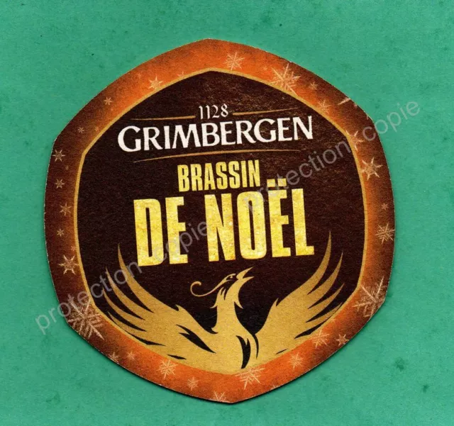 SOUS-BOCK  GRIMBERGEN BRASSIN DE NOËL coaster bierdeckel beermat