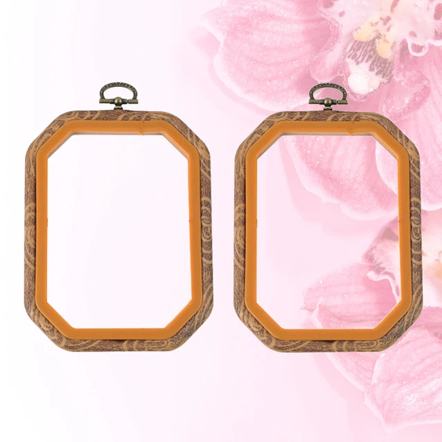 2pcs Nähen Ringe Hoops DIY Stickerei Kreis Stickerei Hoops Stickerei Kreis 9