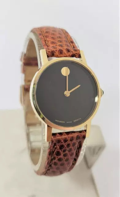 Orologio Donna Vintage Solido 14k MOVADO Museo di ZENITH Caricamento 36 2180 305*ESCLUSO