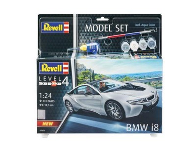 1/24 Maquette BMW I8 avec peintures et colle - Revell - REV67670