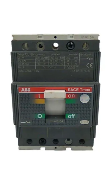 Disjoncteur ABB Sace Tmax T2L 160 8,5A 3P 690v