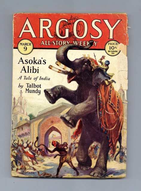 Argosy Part 3: Argosy All-Story Weekly Mar 9 1929 GD