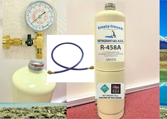 R458a, Refrigerant, EPA APPROVED & eBay Allowed, 18 oz., TDX-20, Bluon, Pro-Kit