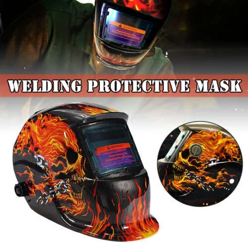 Pro Mask Solar Powered Auto Darkening Welding Helmet for Arc Tig Mig Tools