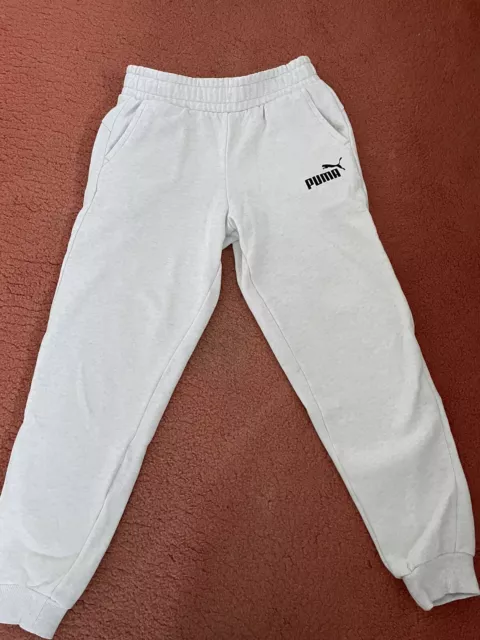 junior puma core logo joggers 11-12 years