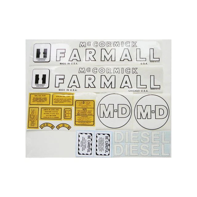 S.70714 Decal Kit, Fits FARMALL Md