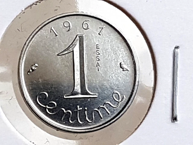 1 CENTIME  EPI 1961 Essai RARE.