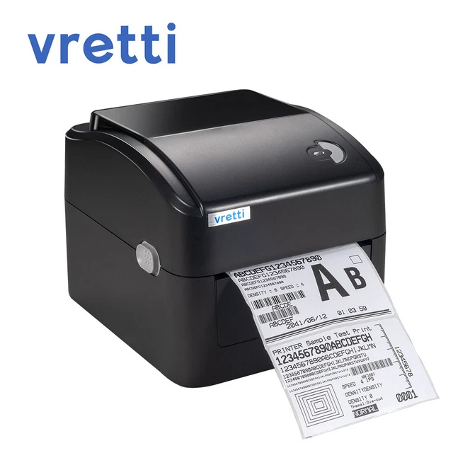 THERMAL LABEL PRINTER 4X6 150X100mm USB Bluetooth Wireless For Hermes