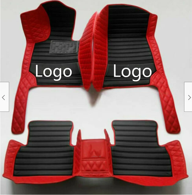 For BMW 1 2 3 4 5 6 7 8 Car Floor Mats Waterproof Auto Liners Leather Foot Rugs