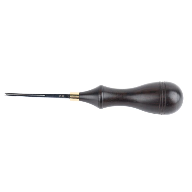 (Type 2)Leather Beveler Tool Professional Ebony Handle Leather Edge Beveles