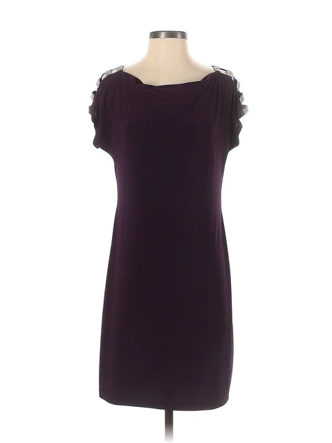 Pisarro Nights Women Purple Casual Dress 4 Petites