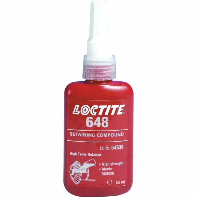 1 giorno spedizione Loctite 648 composto di contenimento ad alta resistenza, bottiglia 50 ml