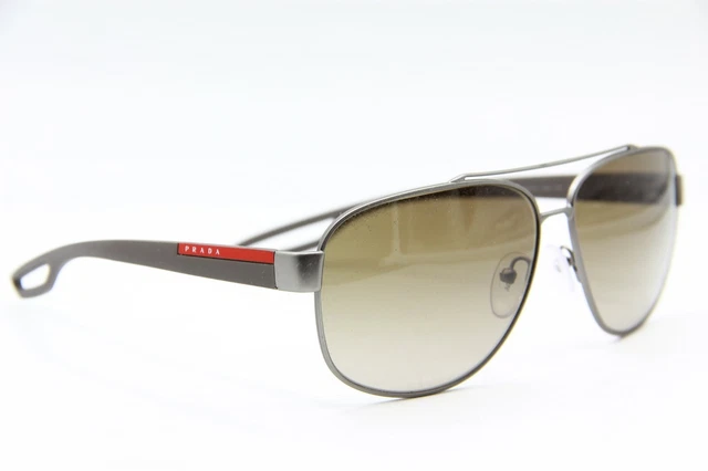 PRADA SPORT SPS 58Q Dg1 1X1 Gunmetal Gradient Sunglasses Authentic