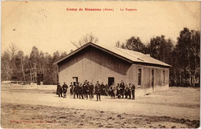CPA Militaire - Camp de SISSONNE - Le Rapport (69953)